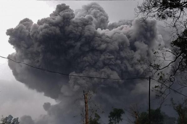 اختفت الشمس وساد الذعر:لحظة ثوران بركان سيميرو في إندونيسيا (فيديو)