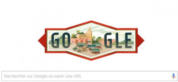 محرك البحث العالمي &quot;غوغل&quot; بعيد استقلال المغرب بطريقته الخاصة