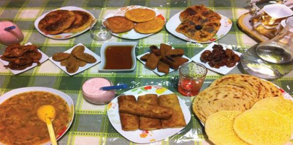 اقتراحات رمضان جدول الفطور رمضان وجبات الإفطار 30 يوما في رمضان