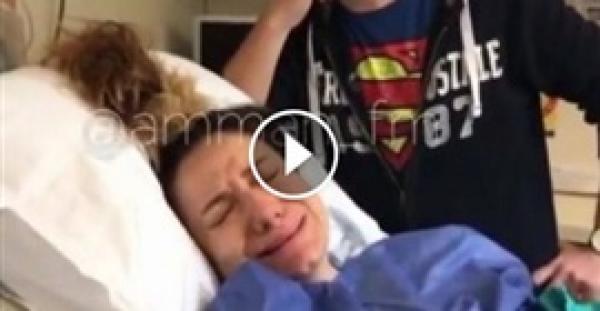 بالفيديو.. رد فعل مؤثر لأبوين لحظة بكاء طفلهما الرضيع