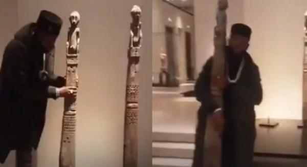 ''جئت لأستعيد ما سرق من أفريقيا''... كونغولي يحاول سرقة تمثال من متحف اللوفر(فيديو)