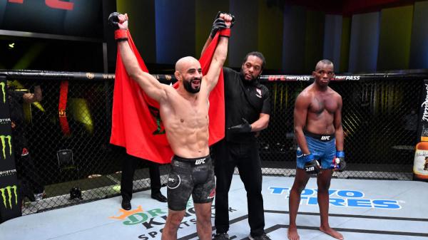 رئيس منظمة "UFC" يمنح فرصة ثانية للبطل المغربي عثمان أبو زعيتر