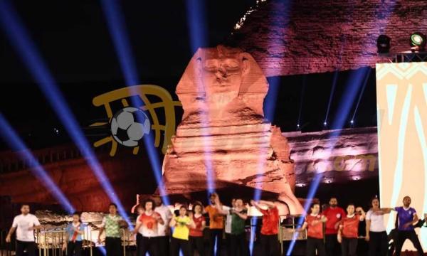 مباراة استعراضية في كرة القدم بأهرامات مصر بمشاركة أبرز نجوم العالم