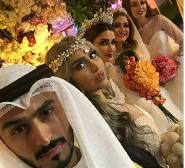حقيقة زواج شاب كويتي من 4 فتيات في ليلة واحدة!