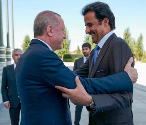 أمير قطر يزور "أردوغان" ويعلن عن خطة لإنقاذ اقتصاد تركيا المحاصرة من "ترامب" و "آل سعود"