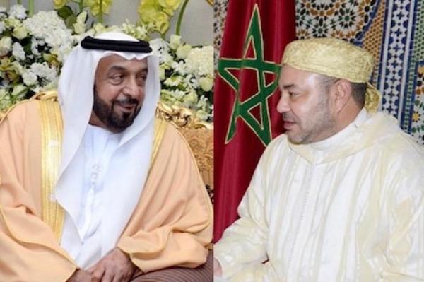برقية تعزية من الملك إلى رئيس الإمارات