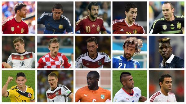 الفيفا يكشف عن المرشحين لجائزة أفضل لاعبي الوسط في العالم