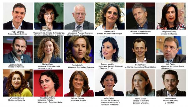 سابقة ..الحكومة الاسبانية الجديدة تضم 17 وزيرا بينهم 11 امرأة وستة رجال فقط!