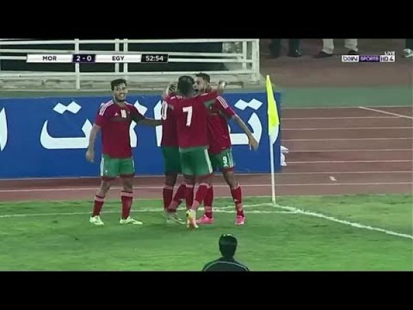 المنتخب المغربي يفوز على نظيره المصري بثلاثة أهداف لواحد ويتأهل لنهائيات الشـان (فيديو)