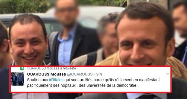 الإعلام الفرنسي يسخر من "المستشار الوهمي" لماكرون الذي شارك في احتجاجات الحسيمة