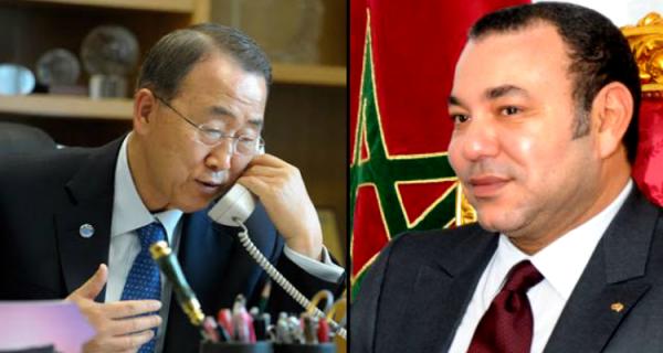 الملك محمد السادس يتلقى اتصالا هاتفيا من الأمين العام للأمم المتحدة