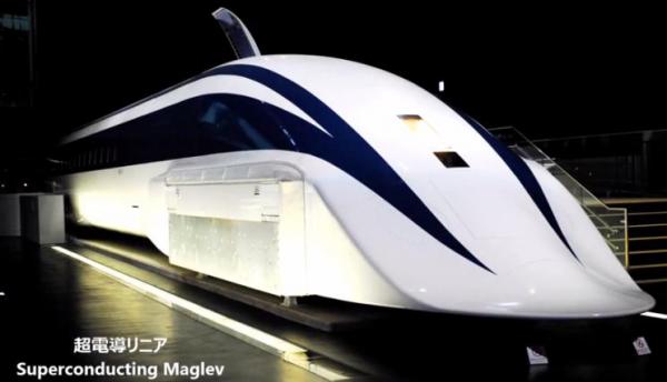 بالفيديو.. قطار ياباني جديد تتجاوز سرعته 500. كم في الساعة