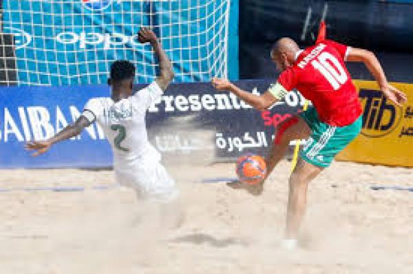 المنتخب الوطني لكرة القدم الشاطئية يفوز على نظيره التونسي بثنائية