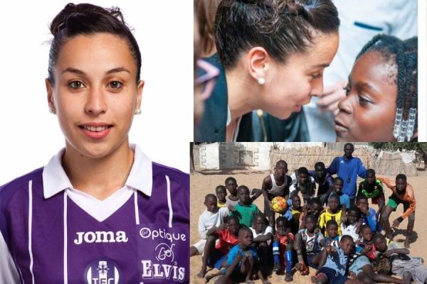 من فرنسا : المحترفة نسرين الداودي تقود مشروعا رياضيا و اجتماعيا كبيرا بدول إفريقية بينها المغرب