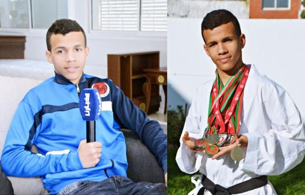 لم ينهزم منذ عامين وحصد 40 ميدالية: البطل المغربي "ياسين أغبالو" يحلم بتمثيل المغرب والفوز ببطولة العالم (فيديو)