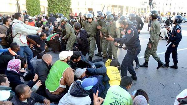 الحكومة المغربية تؤكد احترامها حق الاحتجاج السلمي