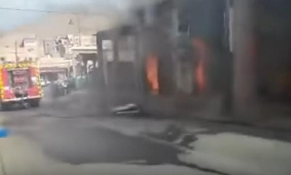 بالفيديو: بعد إنزكان ...حريق آخر يأتي على محلات تجارية بتافراوت