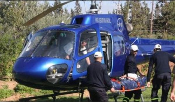 نقل وإسعاف سيدة حامل من وجدة ورضيع من الحسيمة بواسطة المروحية الطبية إلى المركز الاستشفائي الحسن الثاني بفاس (بلاغ)