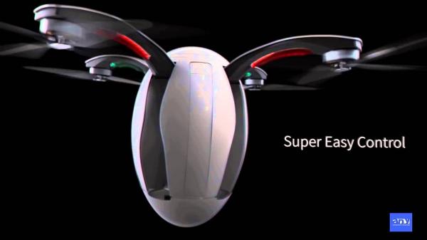 بالفيديو: أول طائرة "درون" بالعالم على شكل بيضة