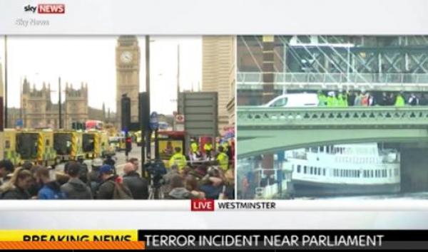 بالفيديو: رجل يلتقط "سيلفي" من مسرح هجوم لندن