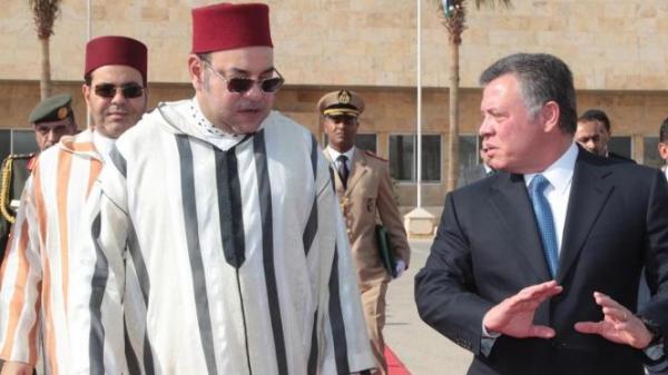 الملك محمد السادس يعزي العاهل الأردني
