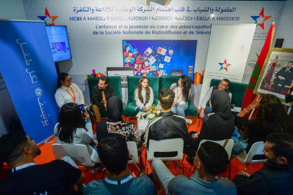 SNRT و"يونيسيف – المغرب" يخلدان اليوم العالمي للطفولة بأنشطة متنوعة في معرض كتاب الطفل والشباب