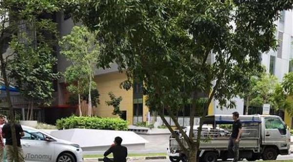 سنغافورة: سيارة ذاتية القيادة تصطدم بشاحنة