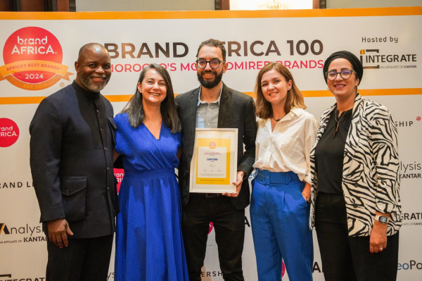 "دانون" تفوز بجائزة "العلامة التجارية الأكثر إعجابًا" في المغرب