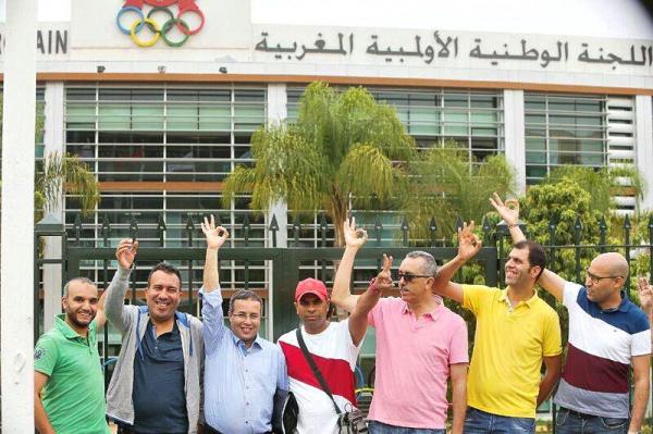 صحفيون يرفعون شعار " زيرو " في وجه اللجنة الأولمبية بعد منعهم من تغطية الجمع العام