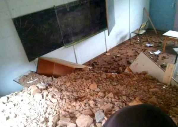 مدرسة بتوبقال تنجو من فاجعة بعد انهيار سفح جبل عليها