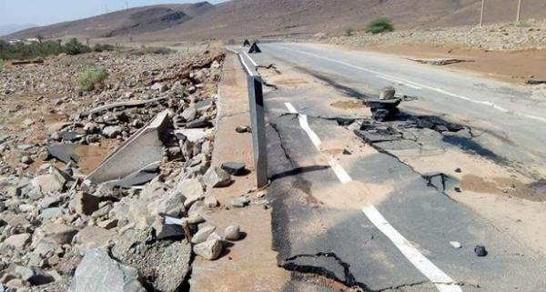 بلاغ وزارة التجهيز بخصوص الأضرار المسجلة على الطريق الوطنية بين زاكورة وورزازات