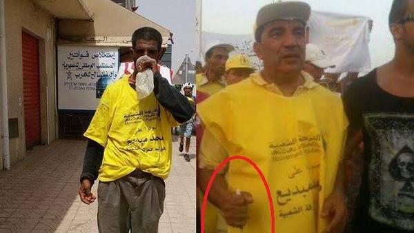 صورة للوزير مبديع يحمل سكينا في حملته الانتخابية و بجانبه متشرد تُثير مواقع التواصل 