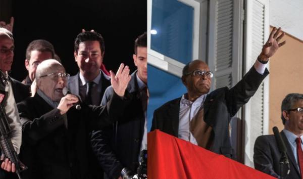 تونس: حزب قائد السبسي يعلن فوزه في الانتخابات و المرزوقي يرفض الاعتراف