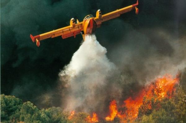 تحطم طائرة برتغالية لإطفاء الحرائق عند الحدود الإسبانية ومقتل أحد طياريها