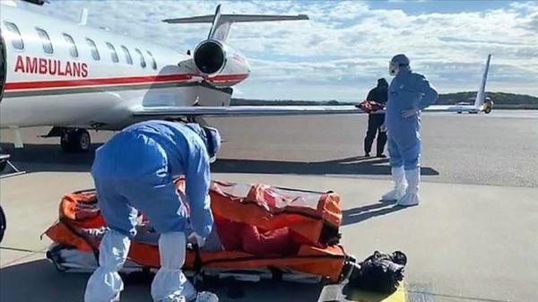 تركيا ترسل طائرة لإعادة مصاب بكورونا من السويد بسبب رفض المستشفيات معالجته