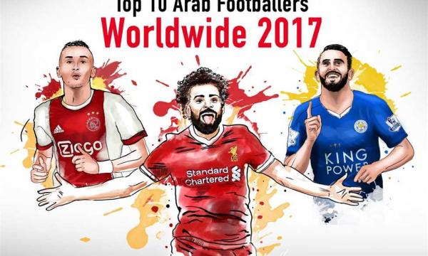 فوربس الأمريكية: "محمد صلاح" أفضل لاعب عربي لعام 2017 ..ولاعبان مغربيان ضمن الـ10 الأوائل