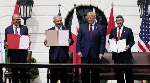 رسميا: توقيع اتفاقي تطبيع بين إسرائيل والإمارات والبحرين برعاية ترامب (فيديو)