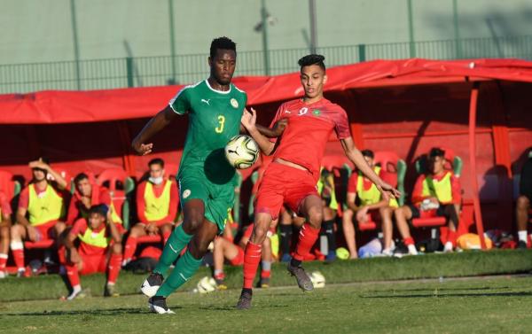 المنتخب الوطني المغربي لكرة القدم لأقل من 20 سنة يتعادل مع نظيره السنغالي