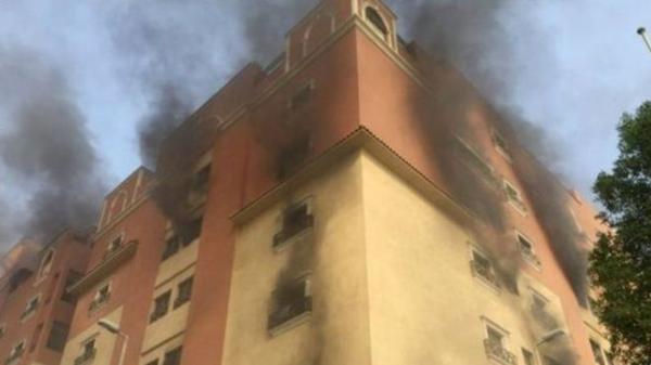 حريق في مجمع سكني لشركة أرامكو السعودية ومقتل شخصين وإصابة 105