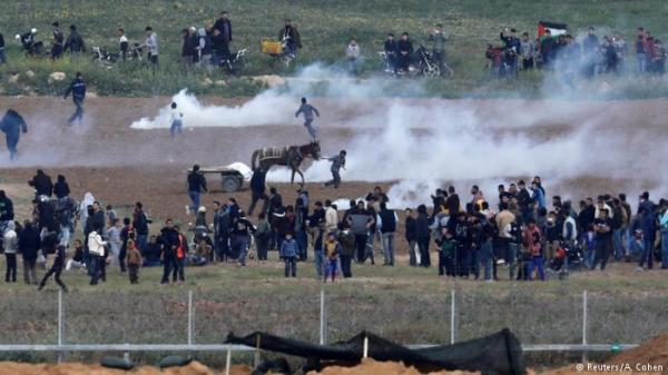 قتلى ومئات المصابين عقب انطلاق "مسيرة العودة" في غزة