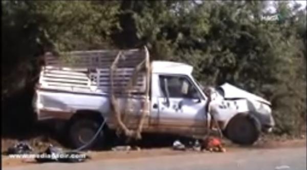 فيديو: إصابات خطيرة في حادث انقلاب “بيكوب” باشتوكة ايت باها ‏