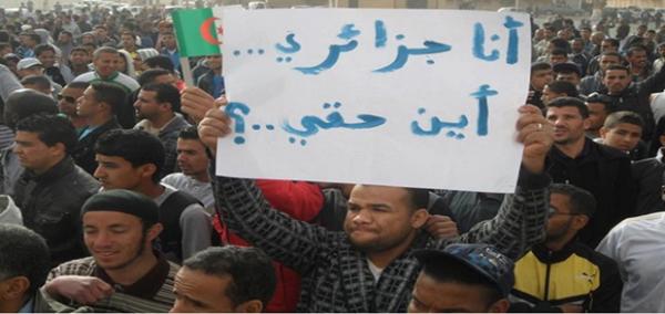 الاحتجاجات الشعبية بالجنوب الجزائري أرعبت جنرالات الجيش والرئيس بوتفليقة يصدر تعليمات عاجلة