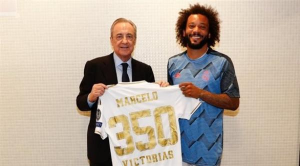 مارسيلو يحقق 350 انتصارا مع ريال مدريد