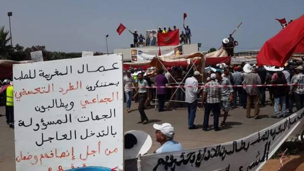 عمال شركة المغرب للصلب يخوضون إضرابا مفتوحا عن العمل