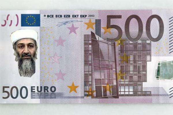 لهذا السبب المركز الاوروبي يدرس إلغاء ورقة "بن لادن" من فئة 500  يورو!