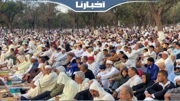 أجواء صلاة عيد الأضحى بمصلى حي سيدي عبد الكريم بسطات