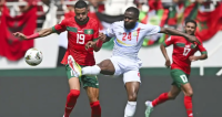 المنتخب المغربي يكتفي بالتعادل أمام الكونغو الديمقراطية ويتصدر مجموعته في الكان(فيديو)