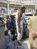 2.5 متر، أطول رجل في العالم يؤدي مناسك العمرة (فيديو)