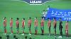 لحظة عزف النشيد الوطني في مواجهة المغرب والعراق